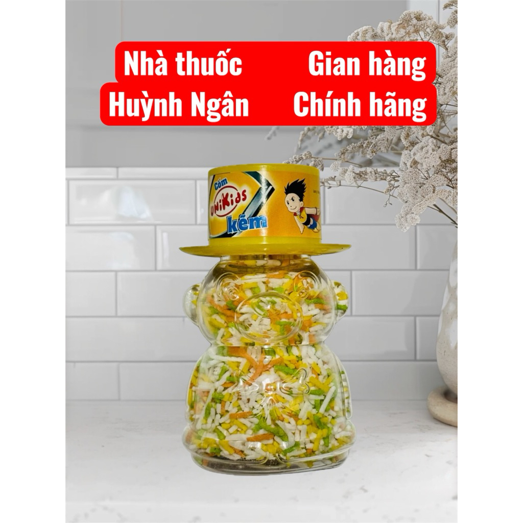 Cốm UNiKids Kẽm DHG - bổ sung kẽm, lysin, vitamin, khoáng chất