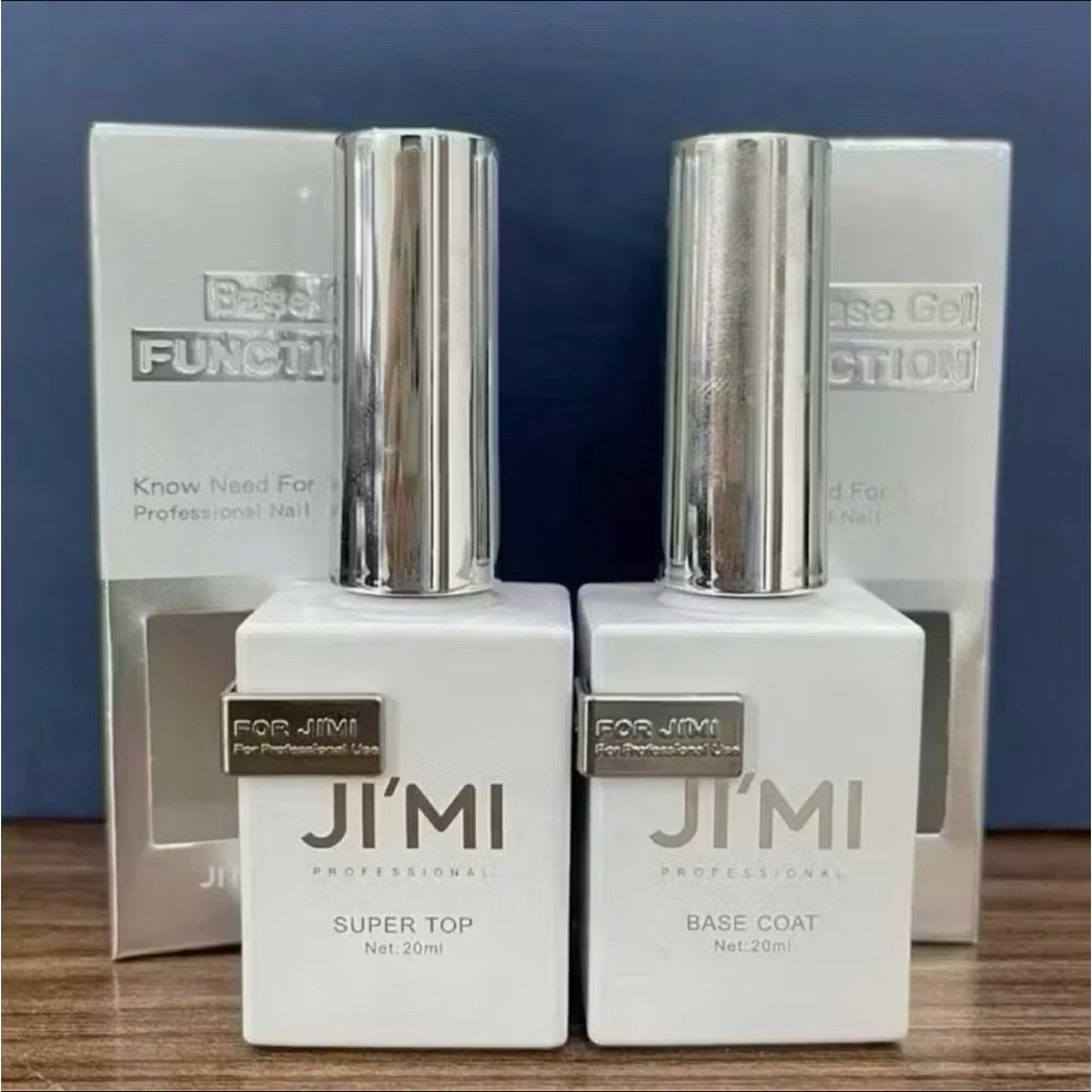 Base Top Gel JIMI 20ml Chính Hãng - Sơn Base, Sơn Top Bóng, Bền Cho Móng Gel Nail