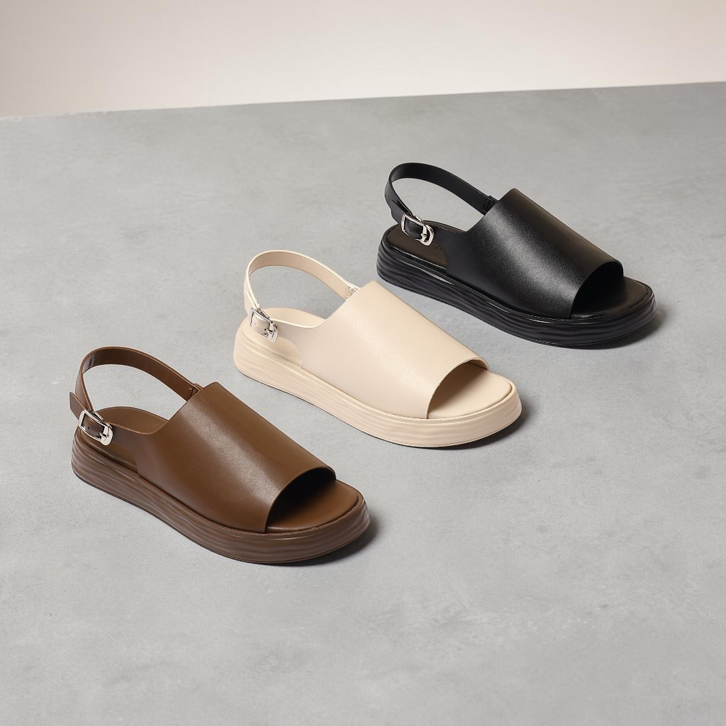 Giày Sandal Nữ Cao 3cm Bản To Thời Trang Pixie H458