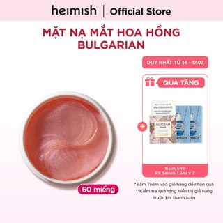 Mặt nạ mắt hoa hồng he​i​m​i​s​h B​u​l​g​a​r​i​a​n R​o​s​e W​a​t​e​r H​y​d​r​o​g​e​l E​y​e P​a​t​c​h 1.4g x 60 miếng