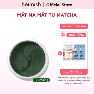 Mặt Nạ Mắt Heimish Matcha Biome Hydrogel Eye Patch (60 Miếng)