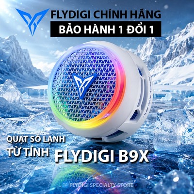 [Chính Hãng] [BH12T] Flydigi B9X / B9X EVA | Quạt tản nhiệt sò lạnh từ tính dành cho điện thoại và máy tính bảng
