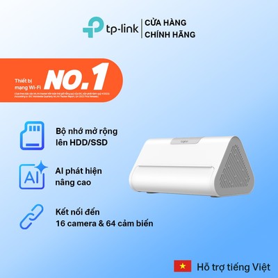 Hub Điều Khiển Nhà Thông Minh TP-Link Tapo H500 | Phát Hiện AI, Không Cần Đi Dây, Quản Lý Camera