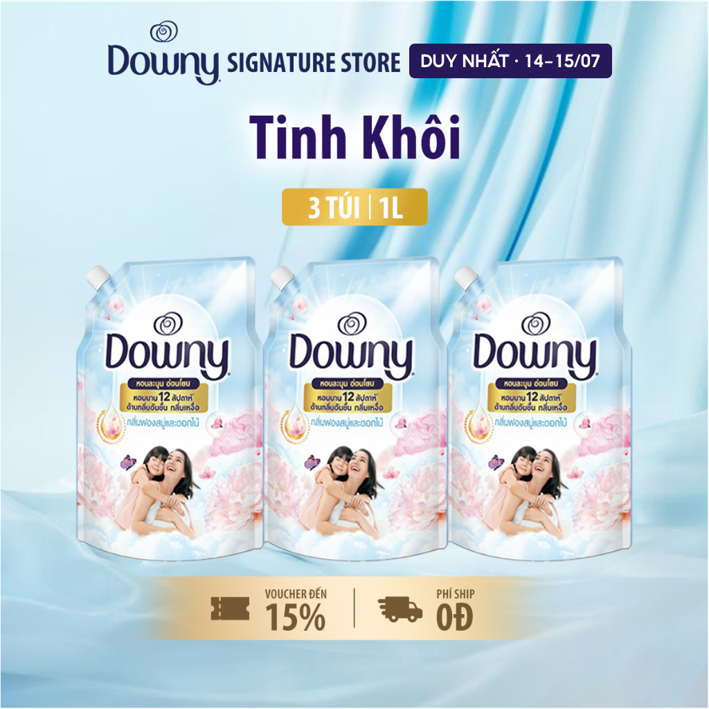 [LIVE] Combo 3 Nước Xả Vải Downy Nhiều Mùi Hương 1L