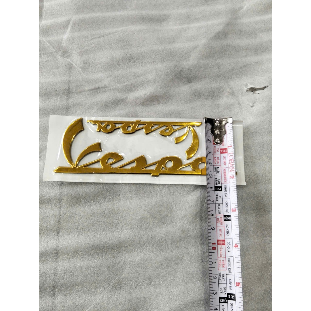 Tem Vespa cho xe điện vespa dior 946