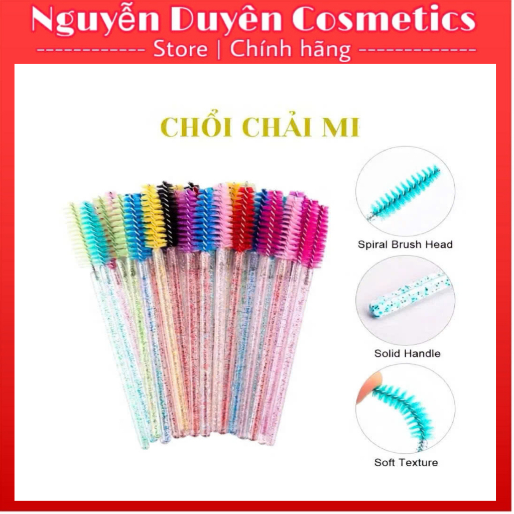 {Hàng tặng không bán} Combo Set cây cọ chuốt mi , chuốt mày sử dụng trong makeup beauty