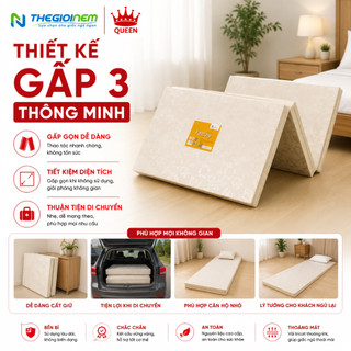 Nệm Bông Ép Vạn Thành - Vải Tricat (Màu Ngẫu Nhiên)