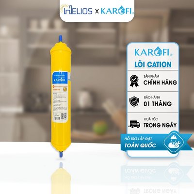 Lõi Lọc Nước Số 2 Cation Resin Karofi Chính Hãng – Lõi Cắm Nhanh Xử Lý Nước Cứng, Đá Vôi
