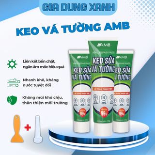 Keo Vá Tường Chống Thấm AMB Tuýp 250g - Keo Vá Vết Nứt Xi Măng Kèm Dụng Cụ Giúp Trám Vết Nứt Tường