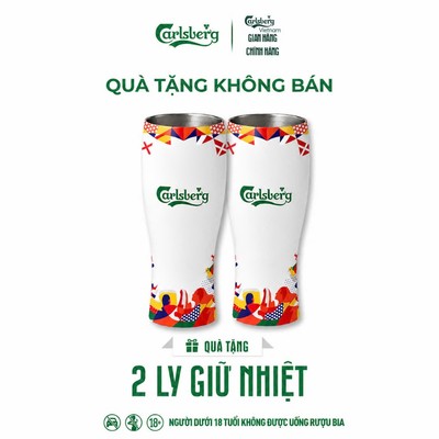 [GIFT] Combo 2 Ly giữ nhiệt quà tặng