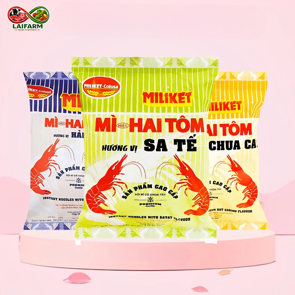 [Laifarm] MILIKET  mì cao cấp chua cay 75gr