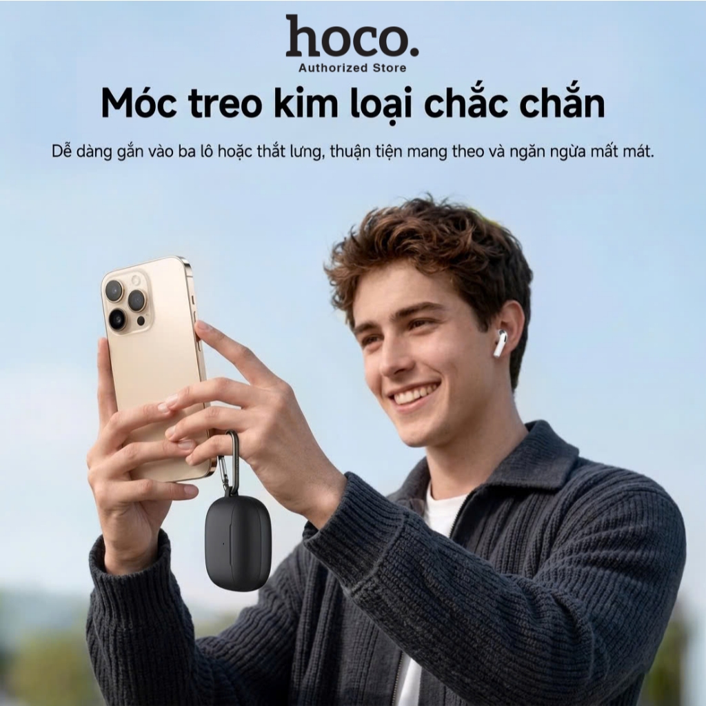 Tai nghe Bluetooth Hoco EQ30 Nhét Tai Không Dây V6.0 - Pin Bền 7 Tiếng Kèm Vỏ Silicon Cao Cấp Chống Va Đập - chính hãng | BigBuy360 - bigbuy360.vn