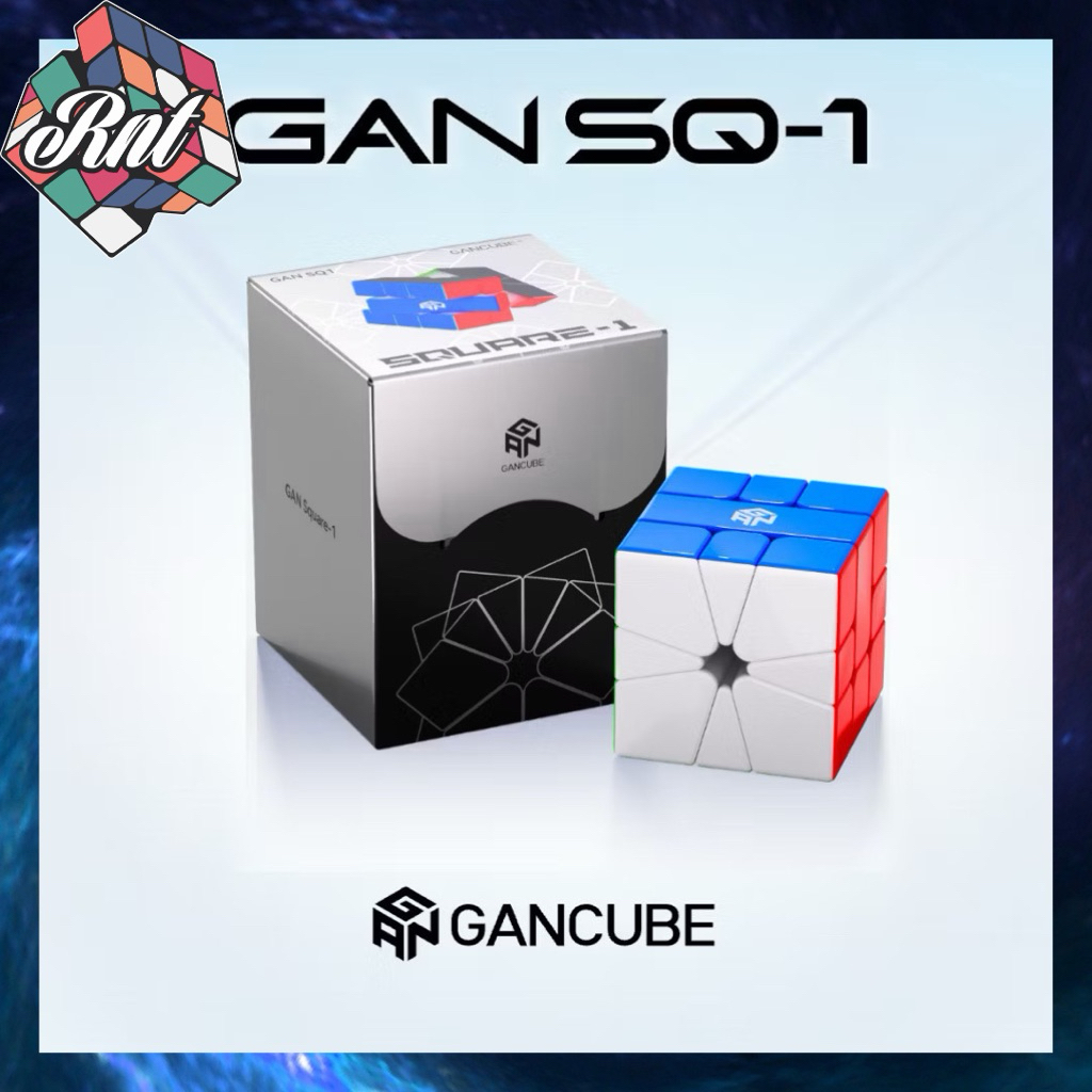 Rubik Gan Square-1 Maglev UV Nam châm Black face