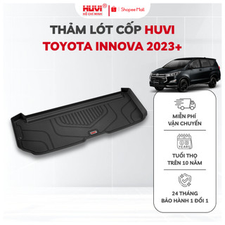 Thảm lót cốp xe Toyota Innova Cross (2023-hiện tại) nhựa TPE đúc 3D chính hãng HUVI Hồ Chí Minh