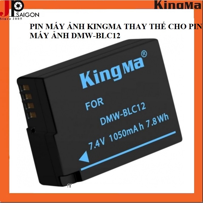 PIN MÁY ẢNH KINGMA THAY THẾ CHO PIN MÁY ẢNH DMW-BLC12