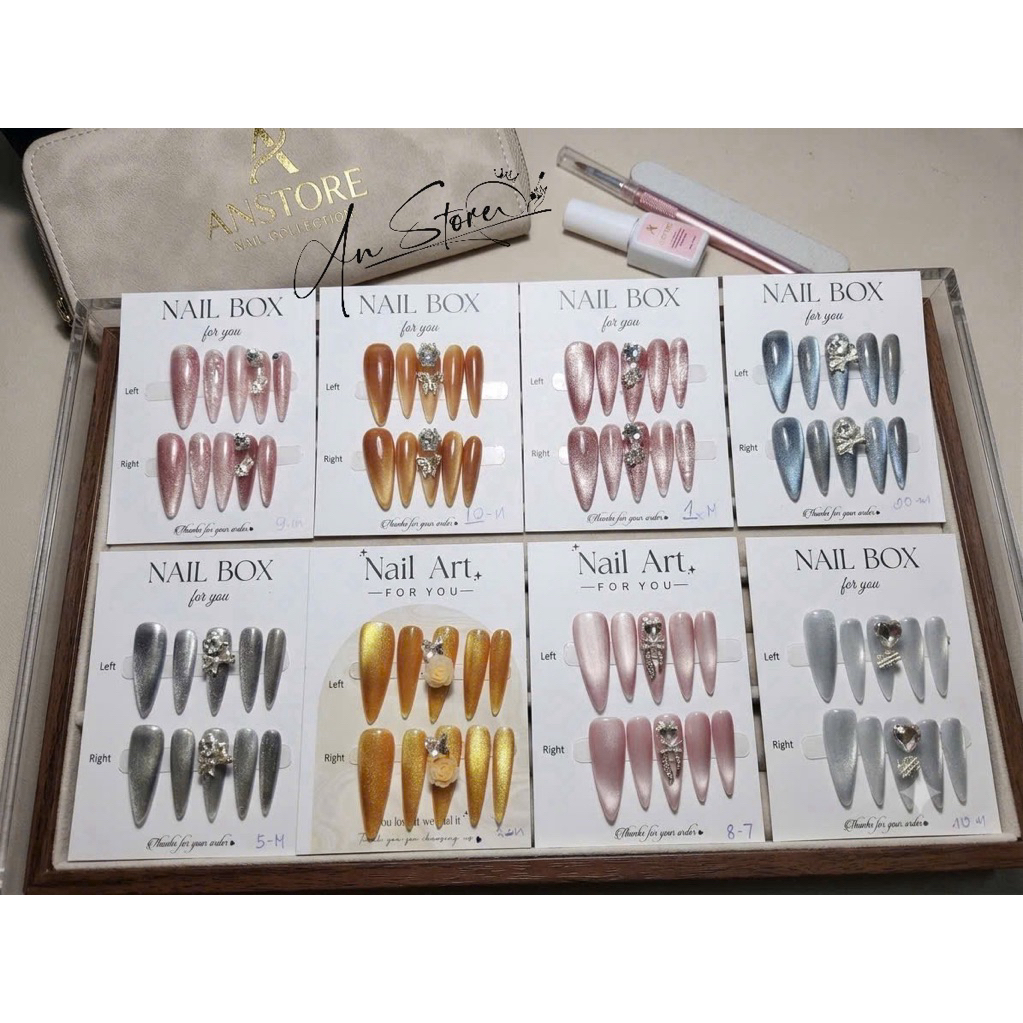 (SIÊU RẼ) NAILBOX  NHỌN DÀI SIZE M - DESIGN BY ME
