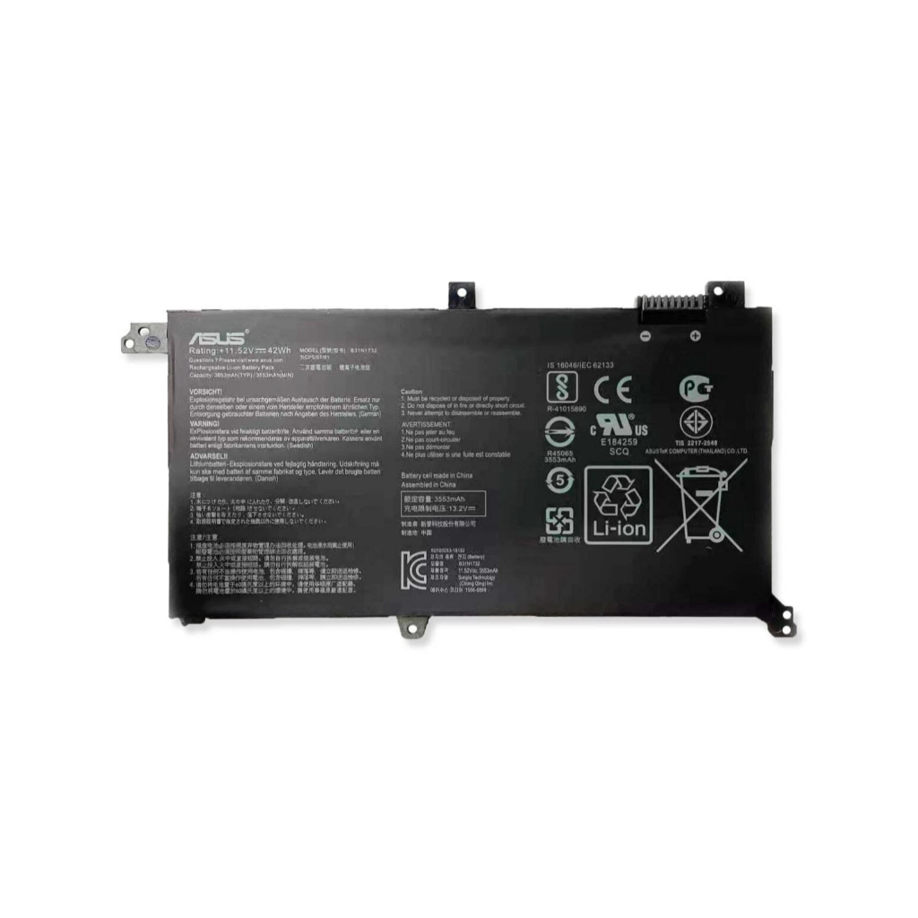 Pin laptop Asus X571 X571G X571LH X571GT F571 F571G F571GD R430FA R430N VX60G B31N1732 42Wh
