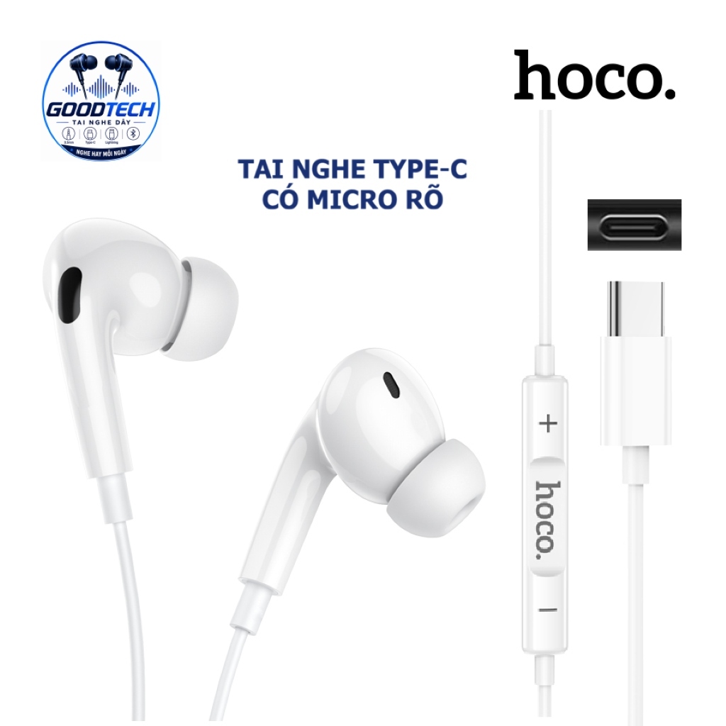 Tai Nghe Type C Hoco M101 Pro Có Mic, Tai Nghe Có Dây Âm Thanh Stereo Cho Điện…