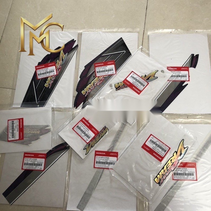 Bộ Tem Honda Dream 2007 Limited Edition cả tem nổi MC