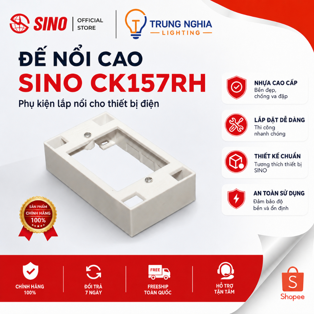 ĐẾ NỔI CAO SINO CK157RH