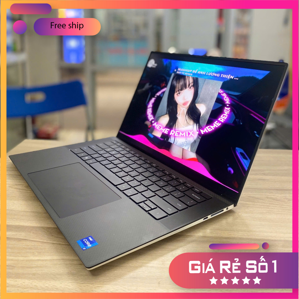 MÁY TÍNH LAPTOP DELL XPS 9520 CPU CORE I7-12700H RAM 16GB SSD512GB VGA 3050 4GB 15.6INCH FHD+ ZIN US