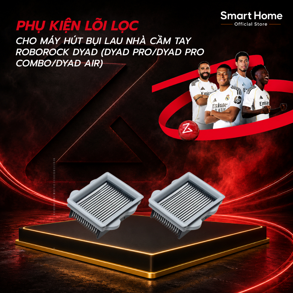 Lõi lọc cho máy hút bụi lau nhà cầm tay Roborock Dyad (Dyad Pro/Dyad Pro Combo/Dyad Air)