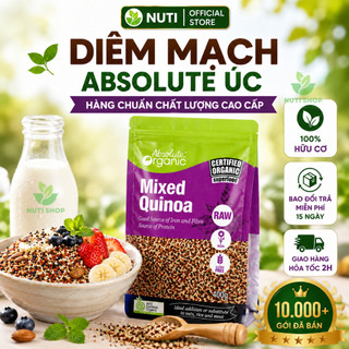 Hạt Diêm Mạch Mix Quinoa Absolute Organic Úc 400G – Organic Eat Clean, Healthy