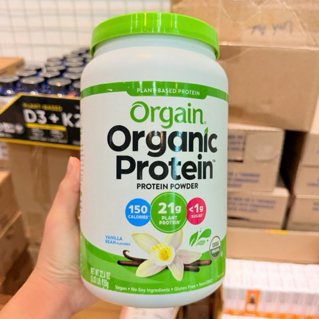 Bột đạm thực vật hữu cơ Orgain Organic Protein Plant Based Protein Powder của Mỹ