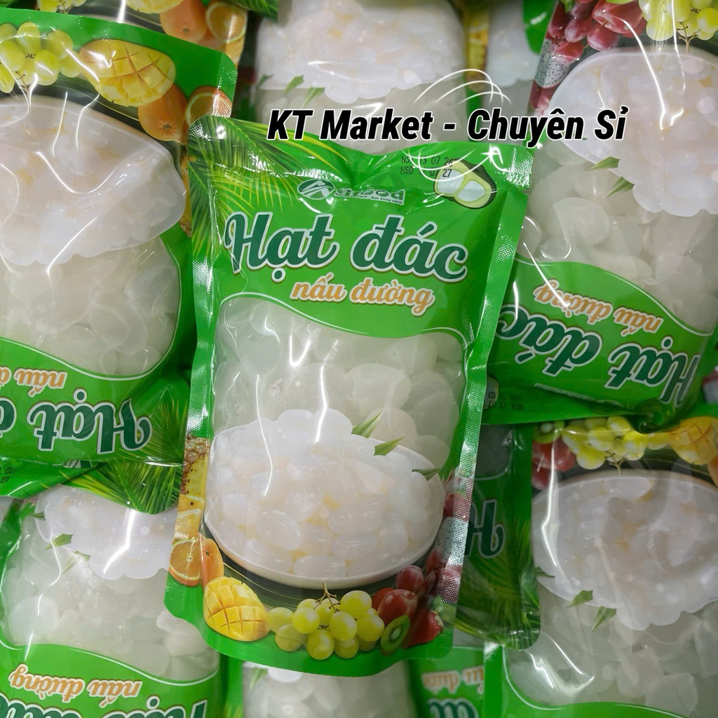 ( FREE SHIP ) Combo 10kg hạt đác nấu đường Atifood, thùng 10kg ( túi 1 kg ), làm topping các loại tr