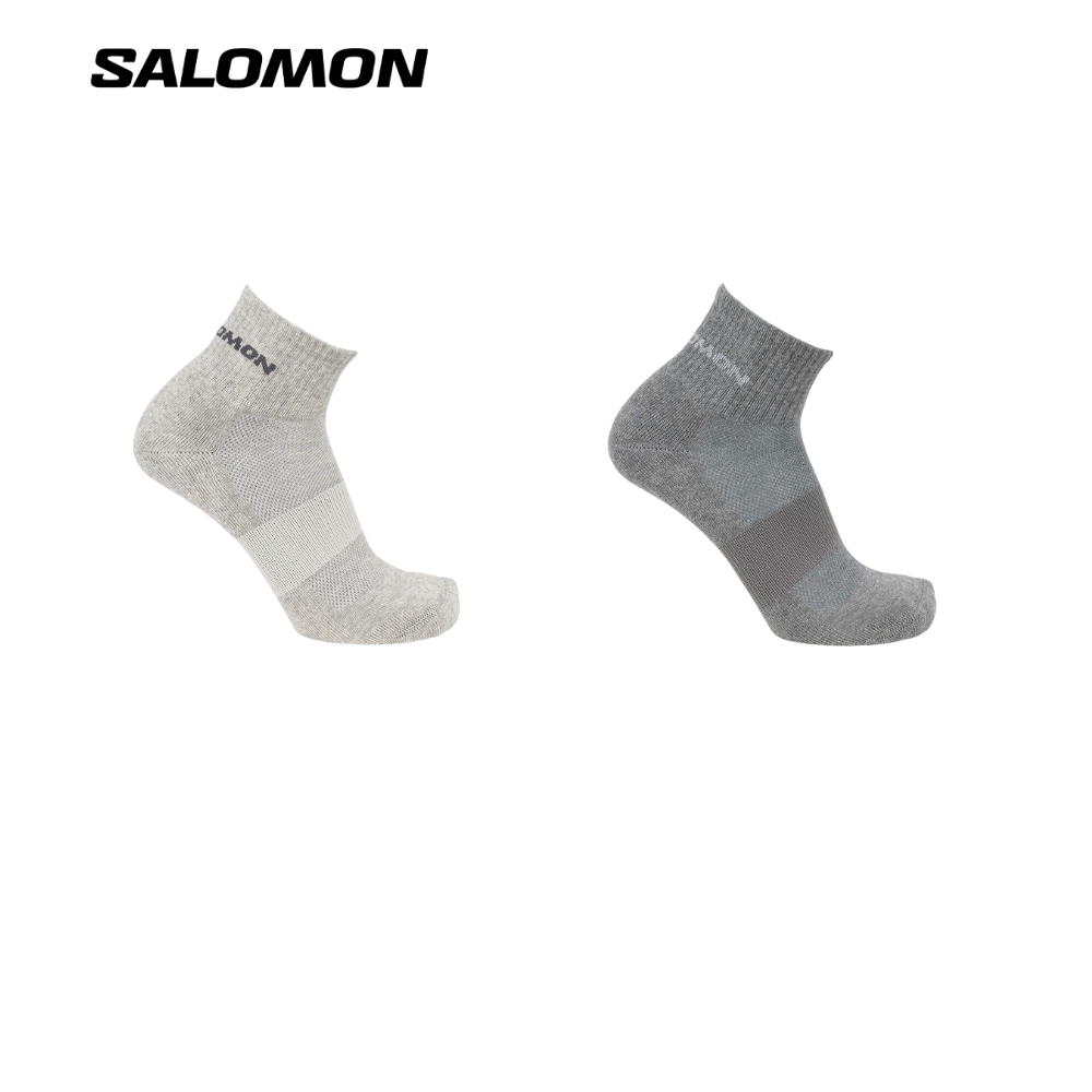 Salomon Evasion Ankle 2-Pack Tất Thể Thao Light Grey/Heather Medium LC1983400