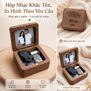 Hộp Nhạc Cót Gỗ Óc Chó Cao Cấp Yunsheng Sankyo Sang Trọng Làm Quà Tặng Sinh Nhật Ý Nghĩa Tặng Hộp Quà Zumi Shop
