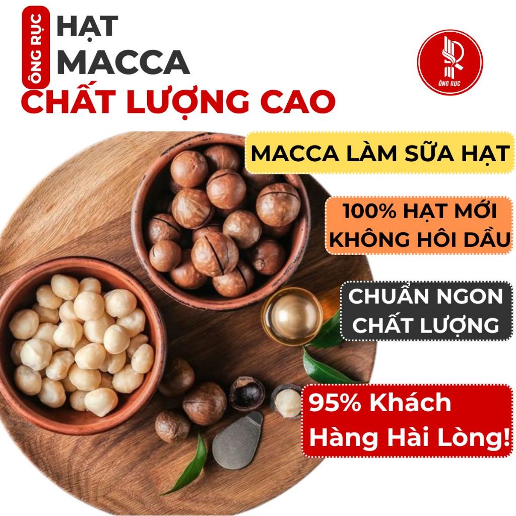 Hạt Macca Tươi Làm sữa Hạt HẠT MỚI TUYỂN CHỌN | HẠT TO - BÉO BÙI | KHÔNG HÔI DẦU | Hạt Macca Tách Vỏ