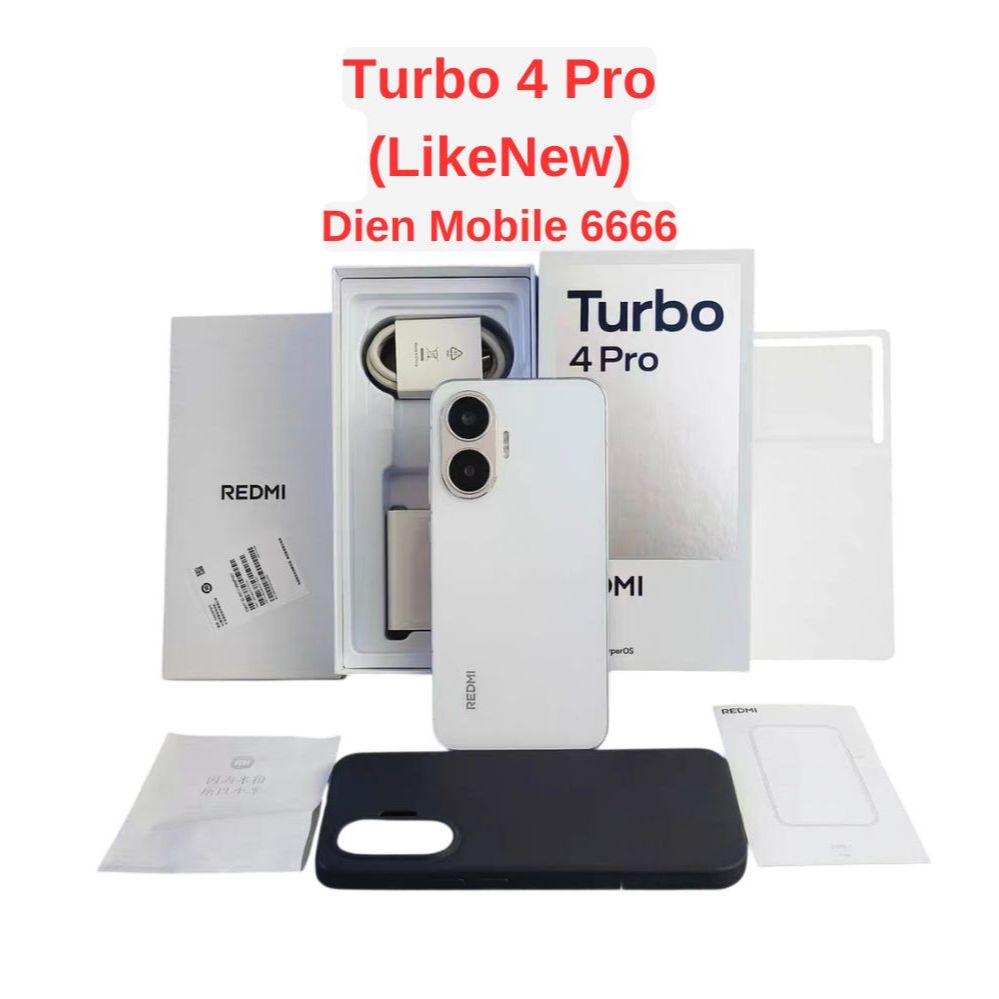 Điện thoại cũ Turbo 4 Pro 5G Snapdragon 8s Gen 4 - Pin 7550mAh
