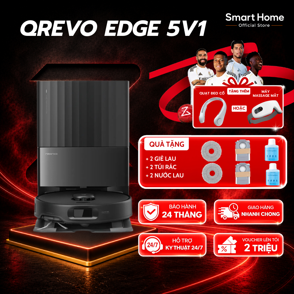 Roborock Qrevo Edge 5V1/ Qrevo C Pro/ Qrevo 2 Pro Robot hút bụi lau nhà