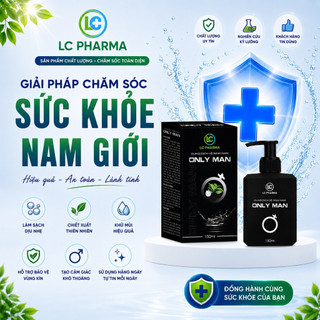 Dung dịch vệ sinh nam giới ONLY MAN giảm viêm ngứa, Cải thiện hạt ngọc cho phái mạnh (150ml)