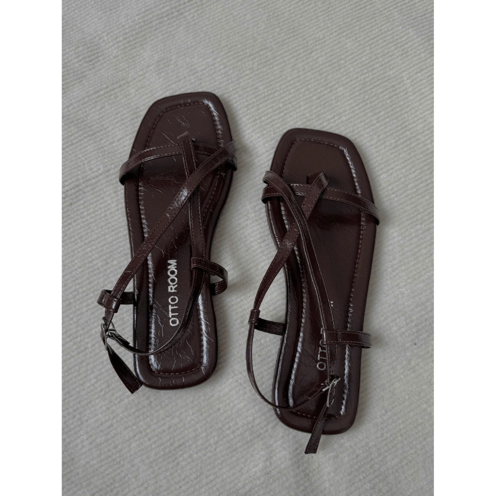 Giày Sandal Quai hậu Flipflop (1cm) OTTO ROOM mã Yuri đi học đi chơi đơn giản xinh xắn (Form bé)