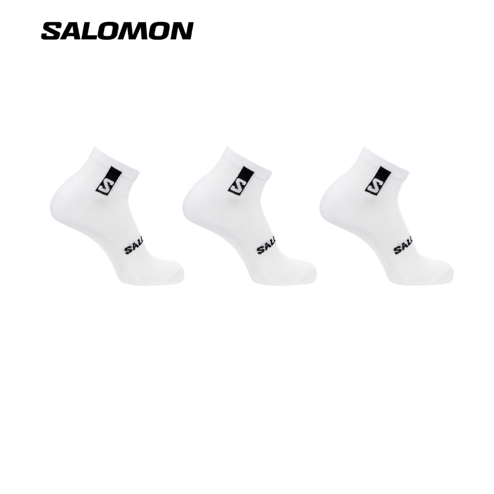 Salomon Everyday Ankle 3-Pack White/White Tất Thể Thao LC2086500