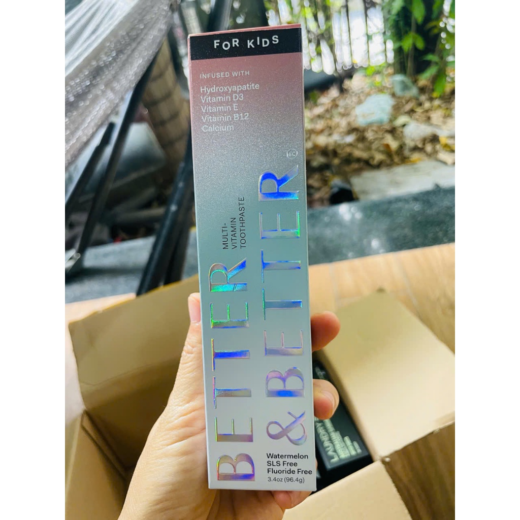 Kem đánh răng cho trẻ em Hương thơm dưa hấu Better & Better 96g