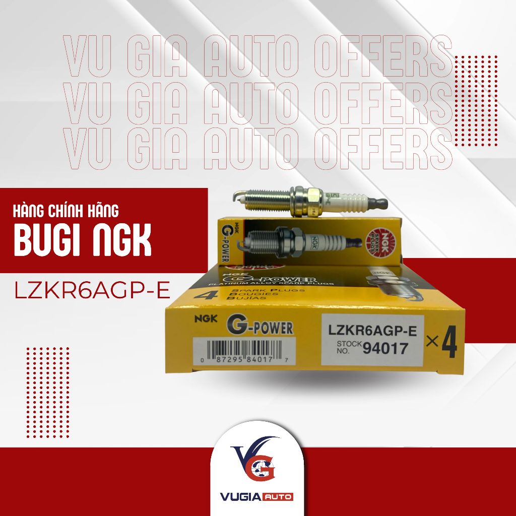 Bugi NGK Platinum LZKR6AGP-E [HÀNG CHÍNH HÃNG] các dòng KIA Forte/Cerato, Rio, Carens, Hyundai i10, 