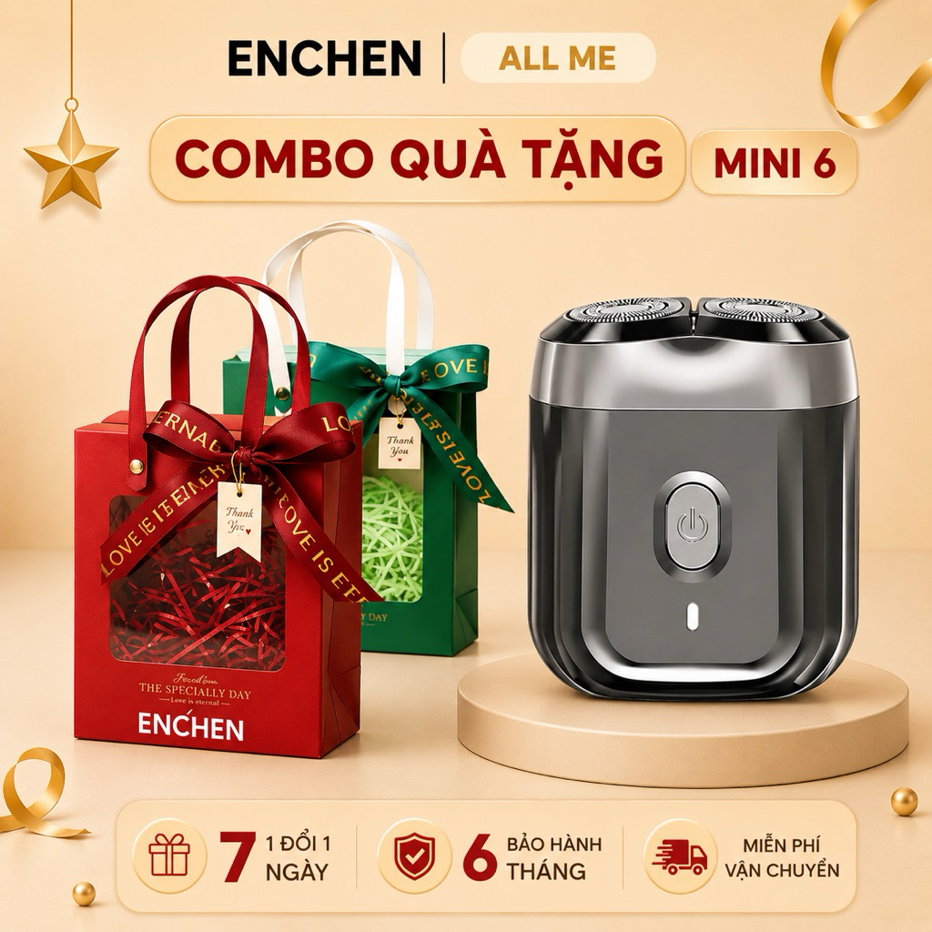 Máy Cạo râu Enchen Mini 6/ Đầu cạo râu thay thế cho máy cạo râu Enchen Mini 6 Hàng chính hãng