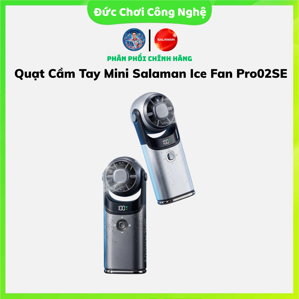 QUẠT TÍCH ĐIỆN SALAMAN ICE FAN PRO02SE NHỎ GỌN