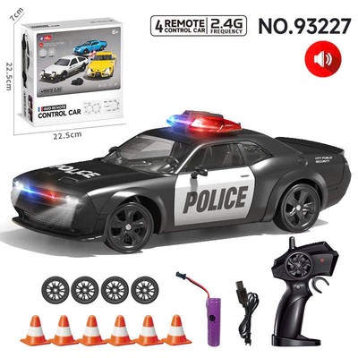 Đồ Chơi Xe Ô Tô Cảnh Sát Điều Khiển Từ Xa Drift RC Tốc Độ Cao Pin Sạc