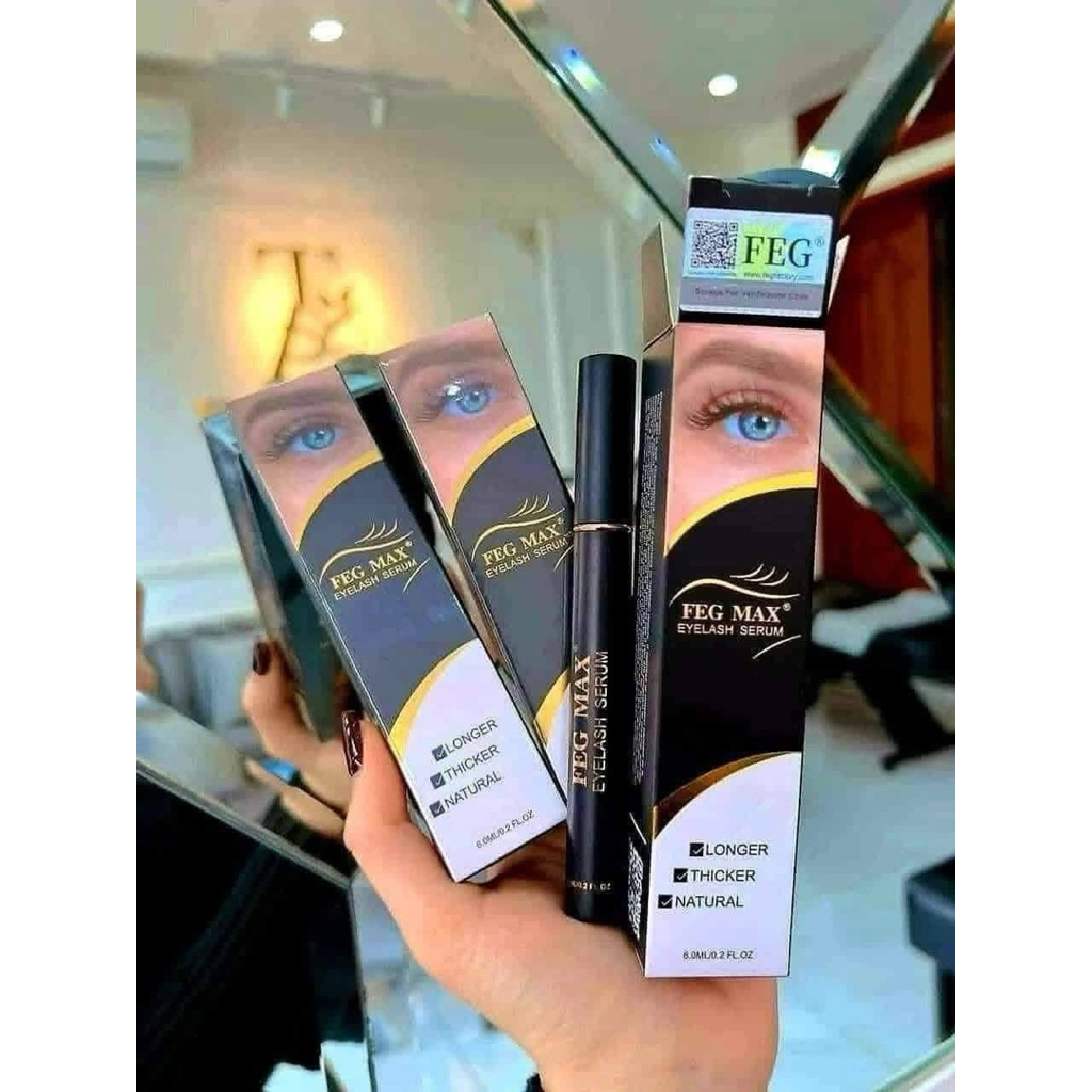 Dưỡng mi feg max 5 trong 1 Dưỡng mi FEG Max Serum phiên bản cải tiến, hiệu quả ...