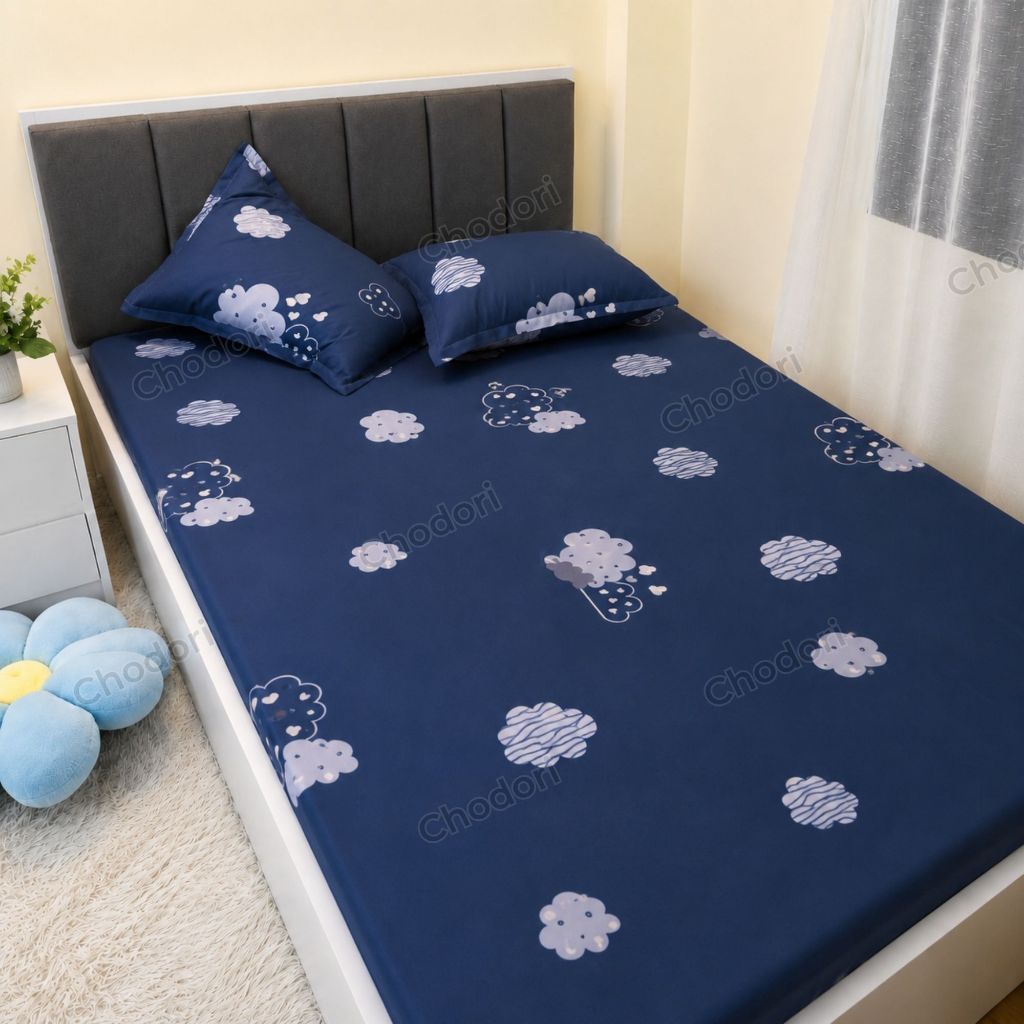 Ga Giường Đơn, Ga Giường Sinh Viên Vải Poly Thoáng Mát, Trang Trí Giường Kí Túc Xá CHODORI DECOR