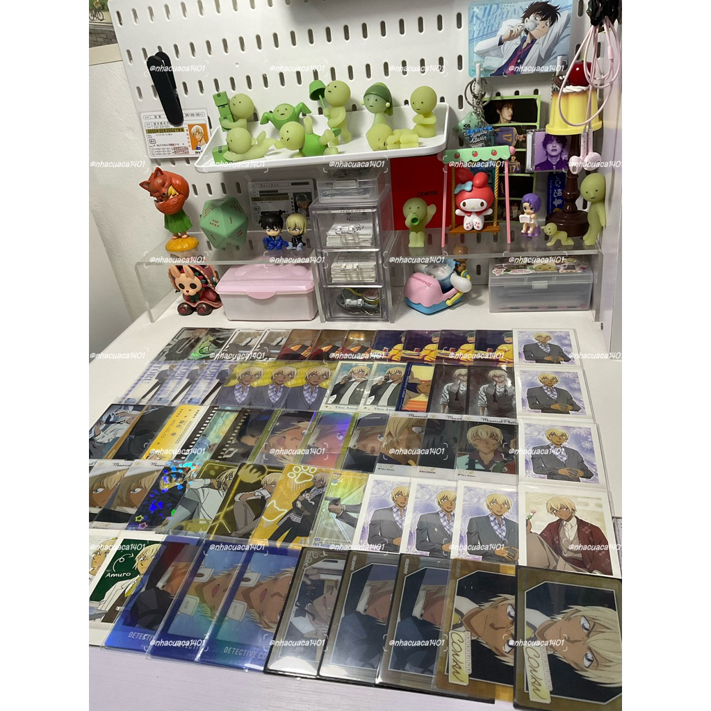 [ TẶNG CARD OFF ] Card Rei, Amuro, Bourbon, Khổng Minh Morofushi Thám Tử Lừng Danh Conan (đọc kĩ mô 