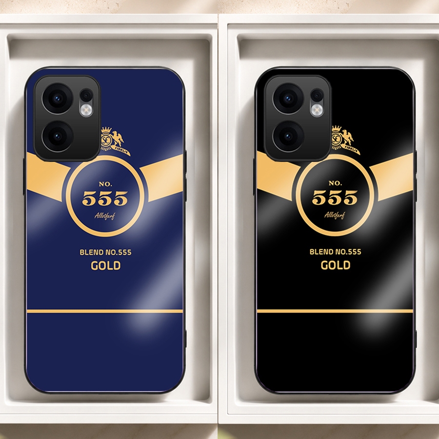 ỐP LƯNG OPPO RENO 13 5G, RENO 13F 5G, RENO 13 PRO 5G HÌNH 555 LƯNG KÍNH CƯỜNG LỰC CAO CẤP