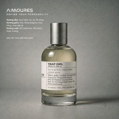 Nước Hoa Nữ Amour Trap Girl Nguyên Liệu Nhập Khẩu Hương Thơm Quyến Rũ Bí Ẩn Dạng Xịt 30ml Dạng Xịt