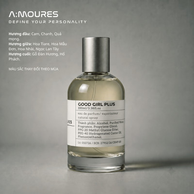 Nước Hoa Nữ Amoures Good Girl Plus Nguyên Liệu Nhập Khẩu Hương Thơm Nhẹ Nhàng Cuốn Hút 30ml - Dạng Xịt