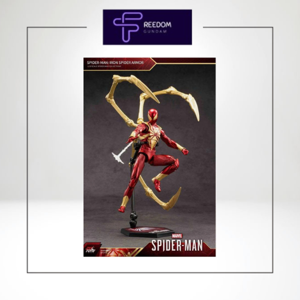 Mô hình nhân vật Spider Man - Iron Spiderman Armor - chính hãng ZD Toys