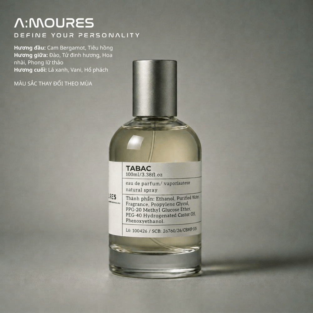 [BST Premium Nam] Nước Hoa Nam A:moures 30ml và 100ml Premium Nguyên Liệu Nhập Khẩu Hương Thơm Thanh Mát, Lịch Lãm.